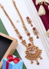 SI Necklace Copper Long Set Wholesalers In Delhi
